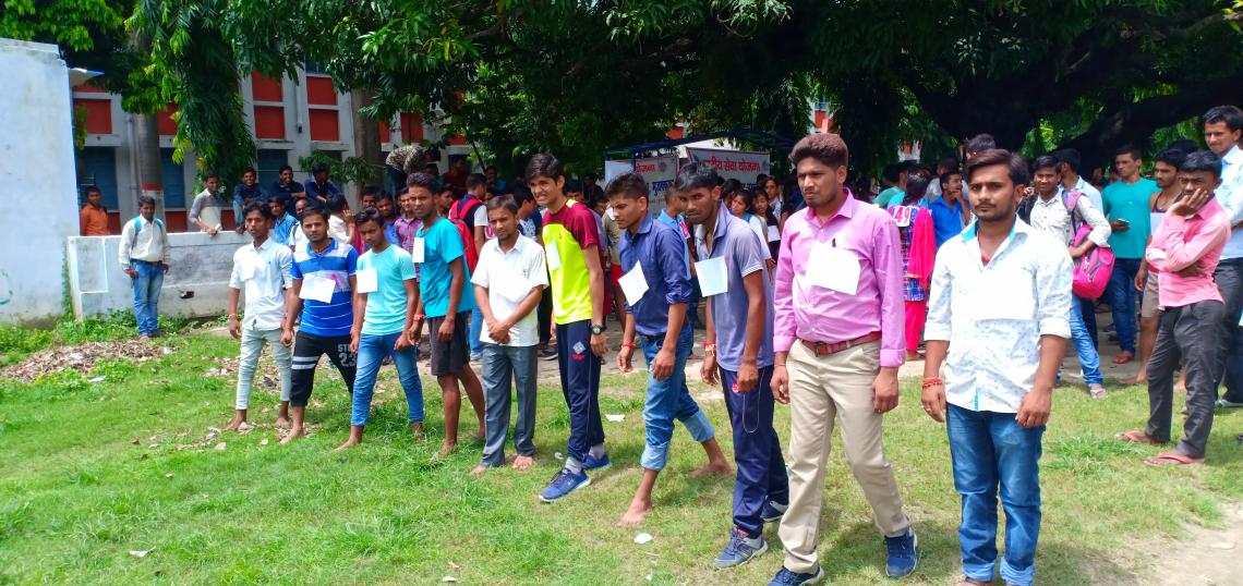 NSS Volunteers has participated in PRD Camp Selection Process on 31.08.2018